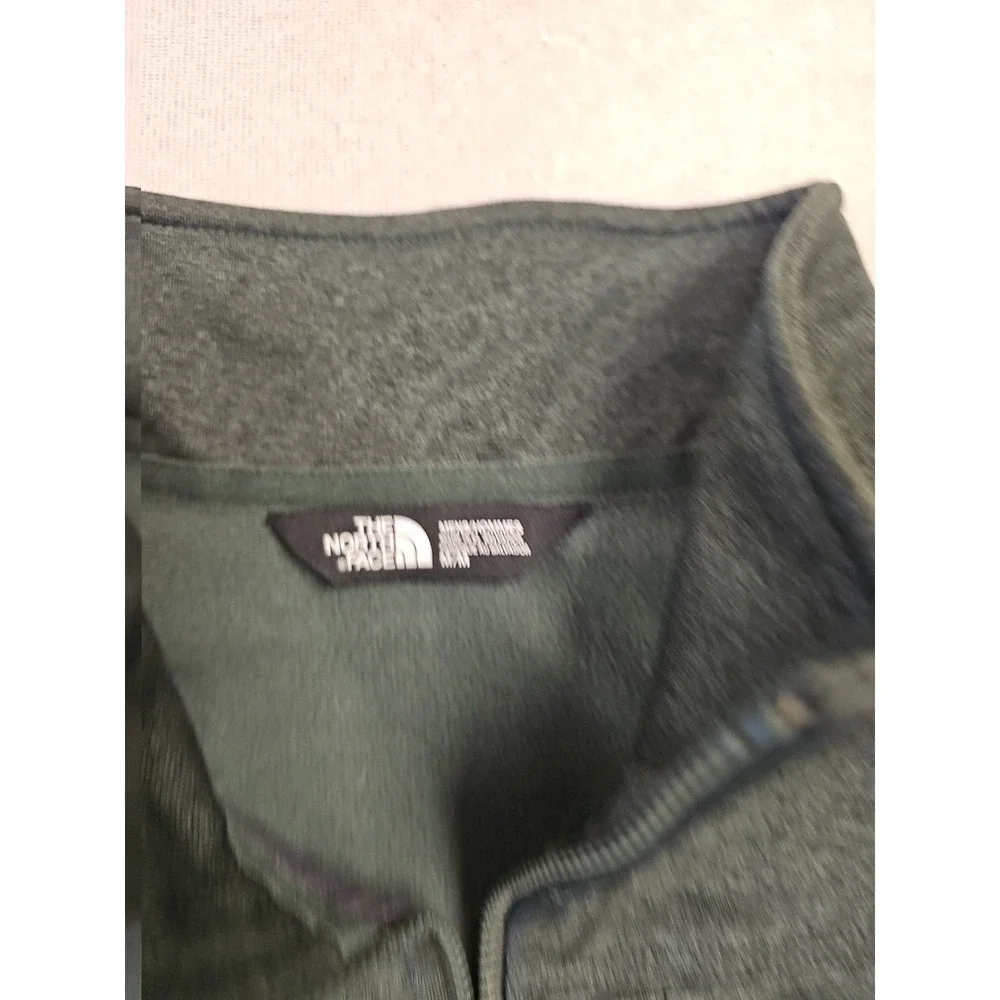 The North Face Mens Full Zip Softshell Jacket Green‎ Heather Lime Green Medium